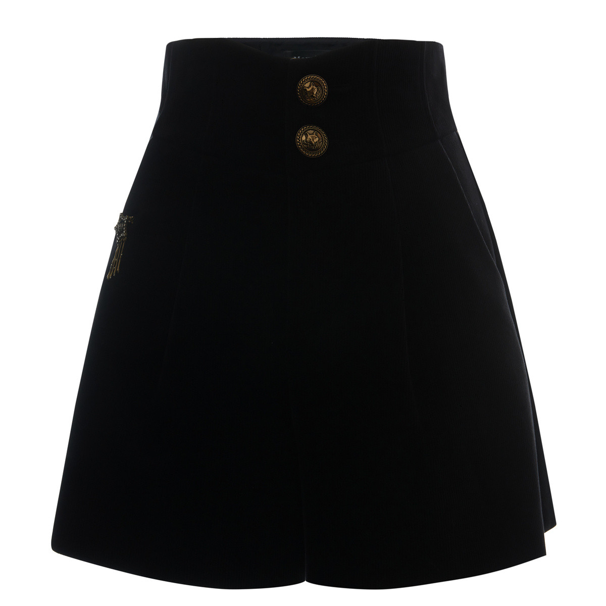 【商场同款】MAXRIENY丝绒小短裤秋季灯芯绒休闲裤女高腰百搭显瘦