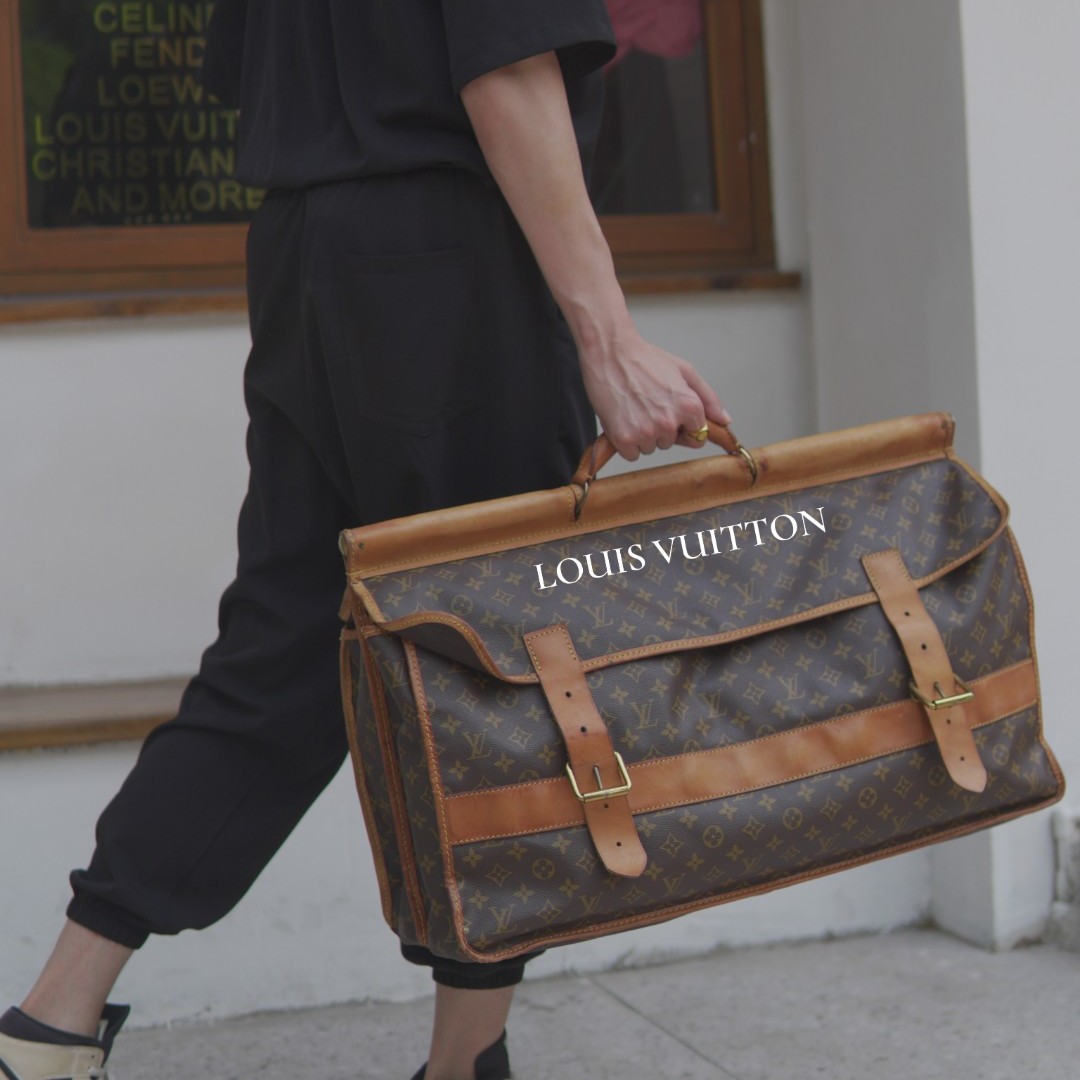 95新 LouisVuitton/路易威登 木村拓哉初代老花狩猎一代手提男包