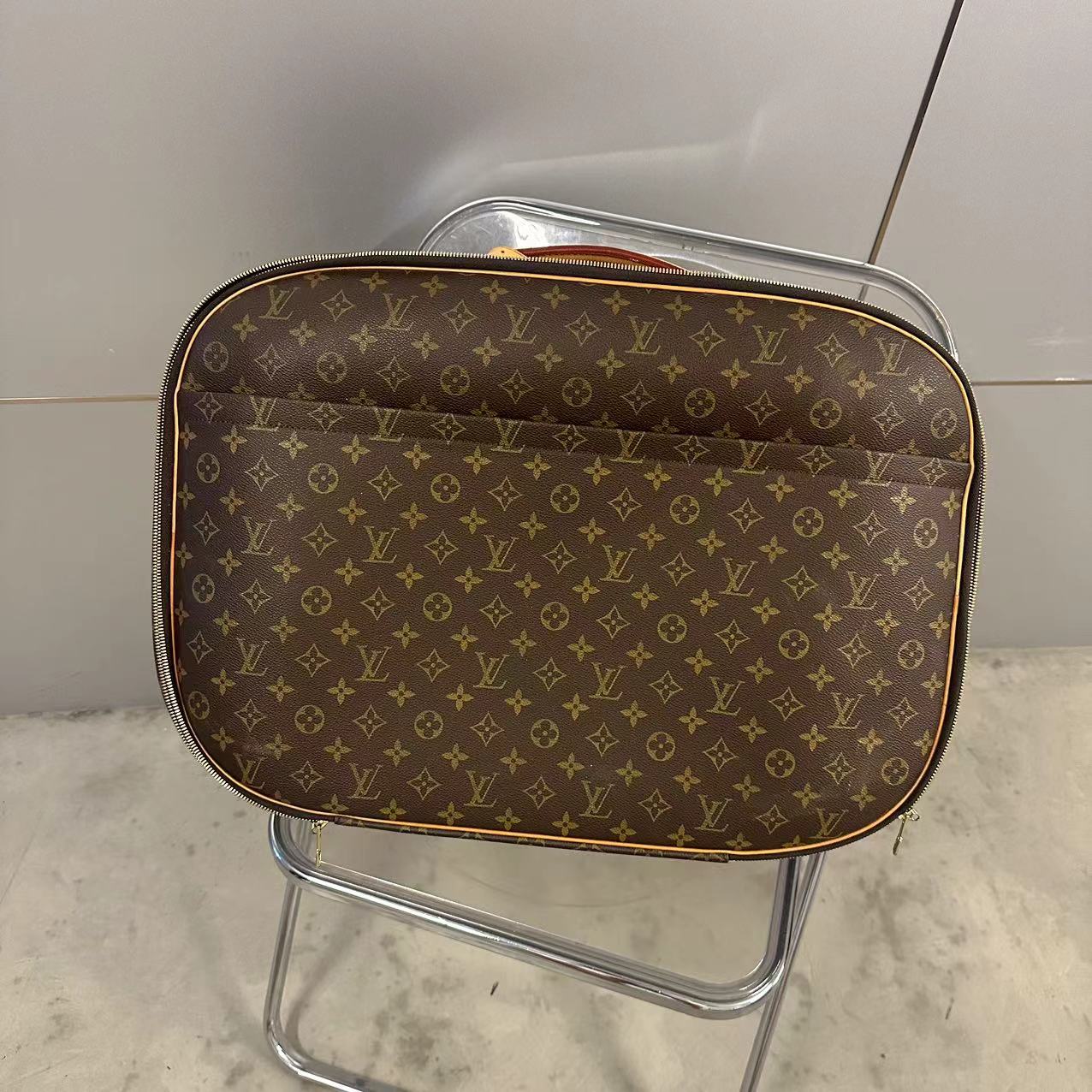 95新 LouisVuitton/路易威登 绝版高稀款大号老花乌龟包斜挎男包