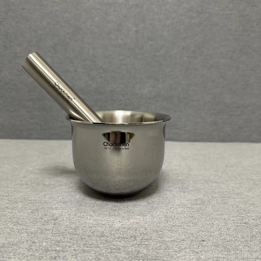 9-062 Chockmen 不锈钢家用捣蒜器 10*8CM 一套重约0.56KG