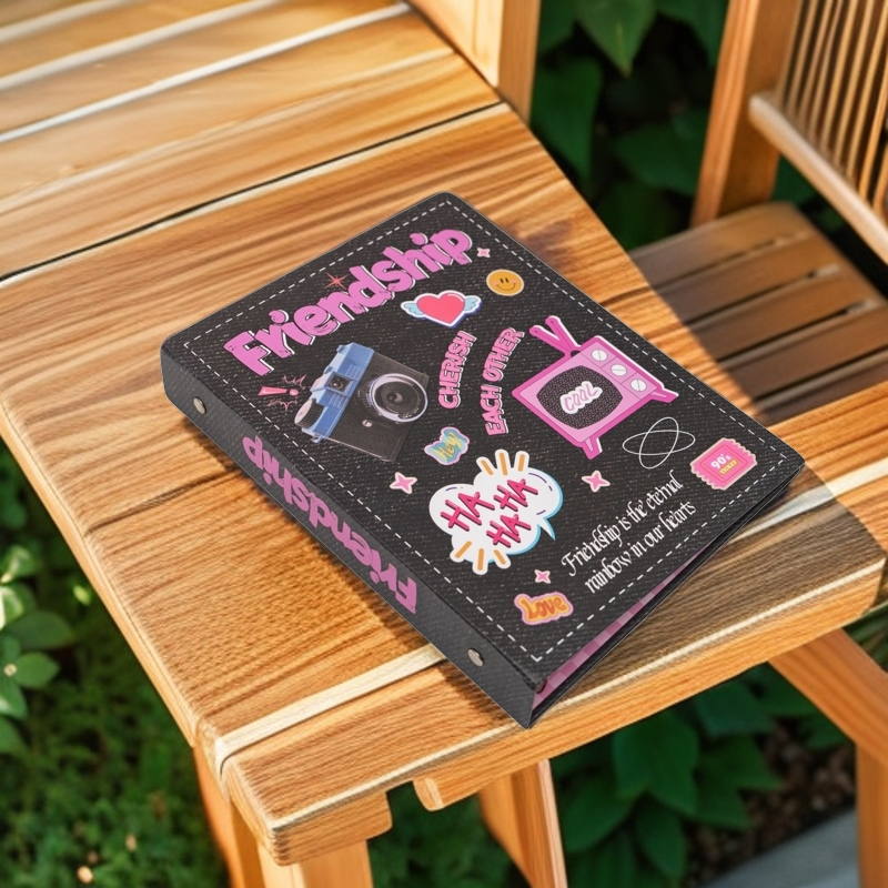 复古160卡位3寸四宫格卡册美式复古卡袋拍立得diy相册追星收纳册