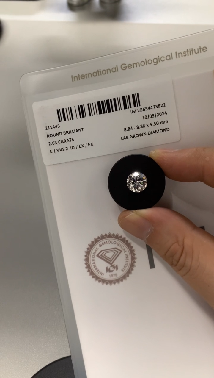 【闪购商品】实验室培育钻石裸石未镶嵌2.63E654473822