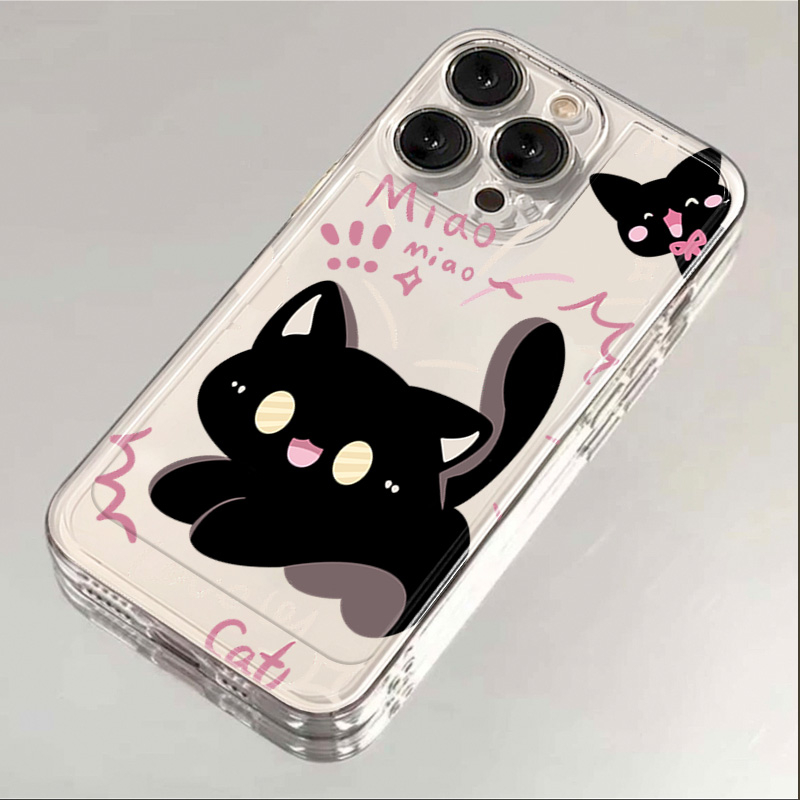 惊吓小猫iphone15/14/13/12/11苹果手机壳华为oppo小米vivo全包软