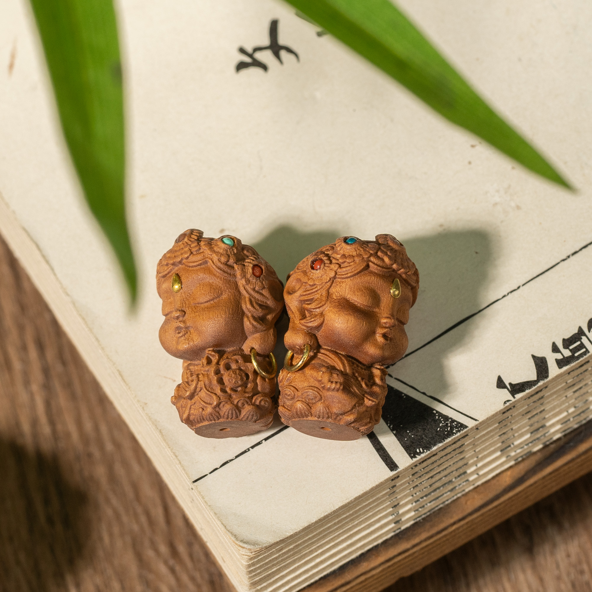 【韵洁珠宝】老山檀大度母/Z0470/多样性发一件