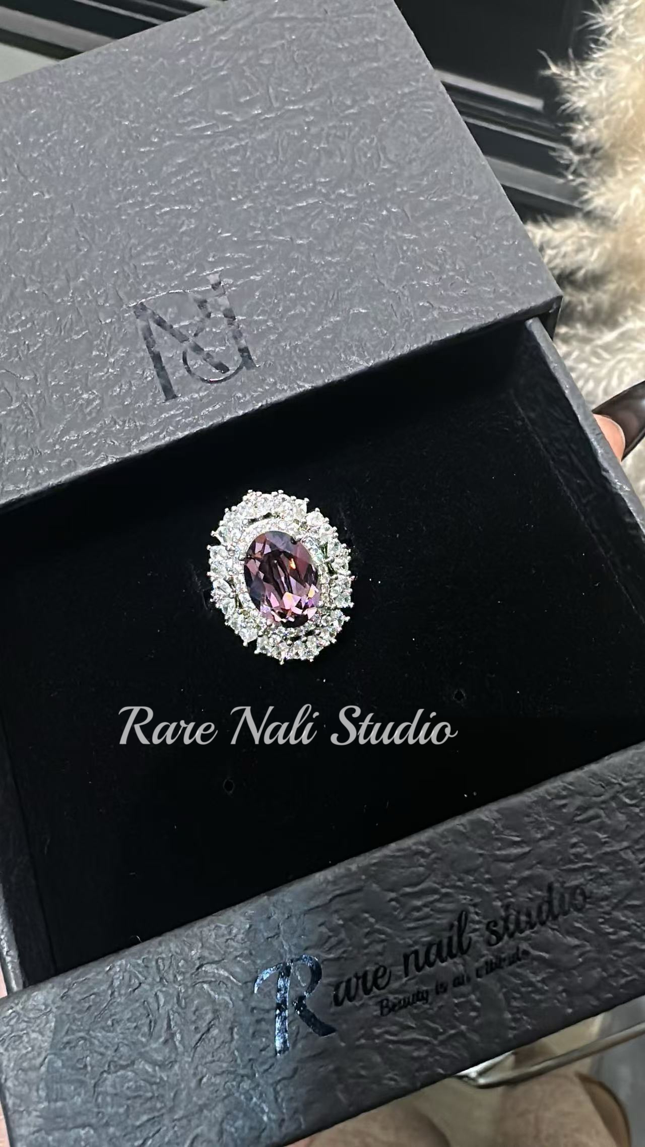 店主同款自制华子款穿戴甲