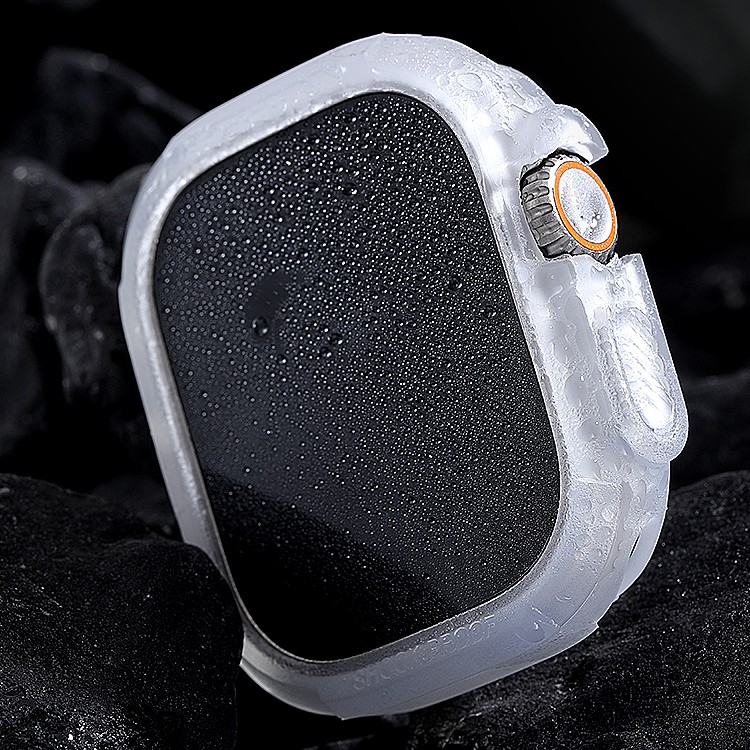 星图ultra49mm保护壳半透明包裹背面保护壳套苹果手表带iwatch1-9