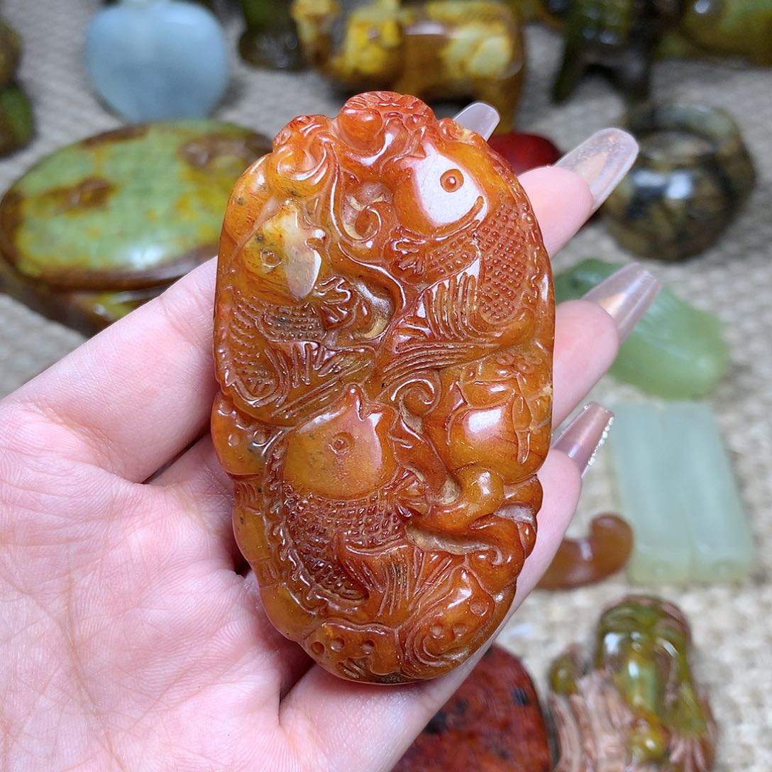 白玉菩提吊坠挂件