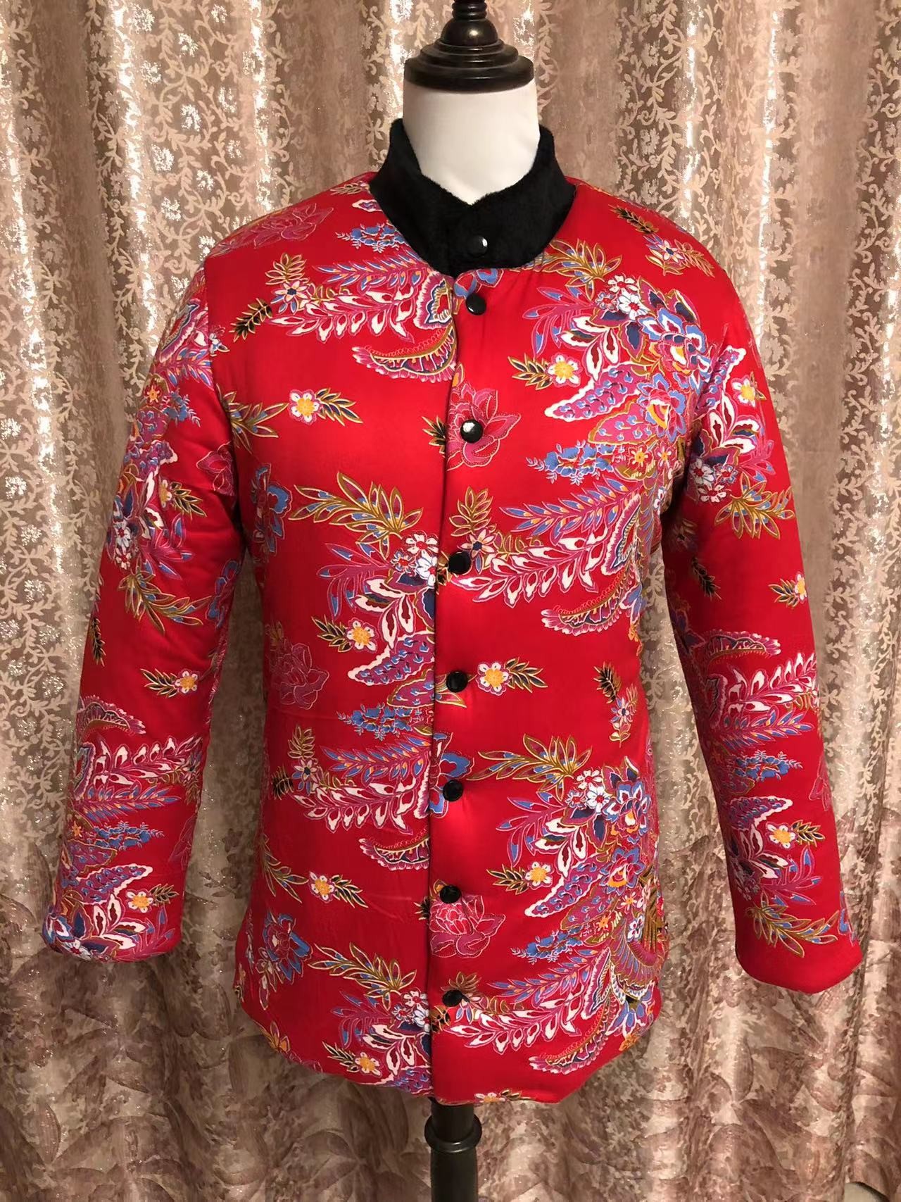 女士丝绵棉袄，高弹牛奶棉妈妈装棉袄中老年双面丝绵秋冬棉衣棉袄