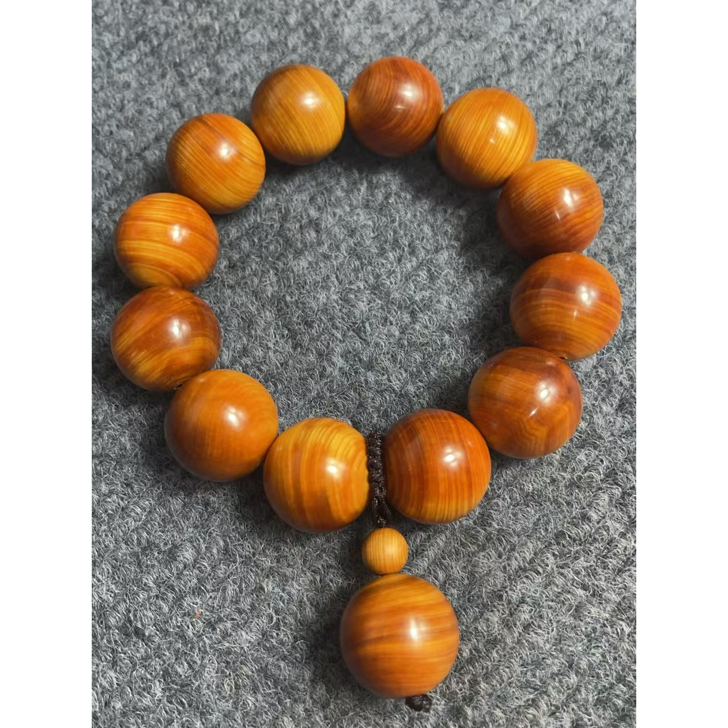 崖佰红油2.0/12颗木质首串