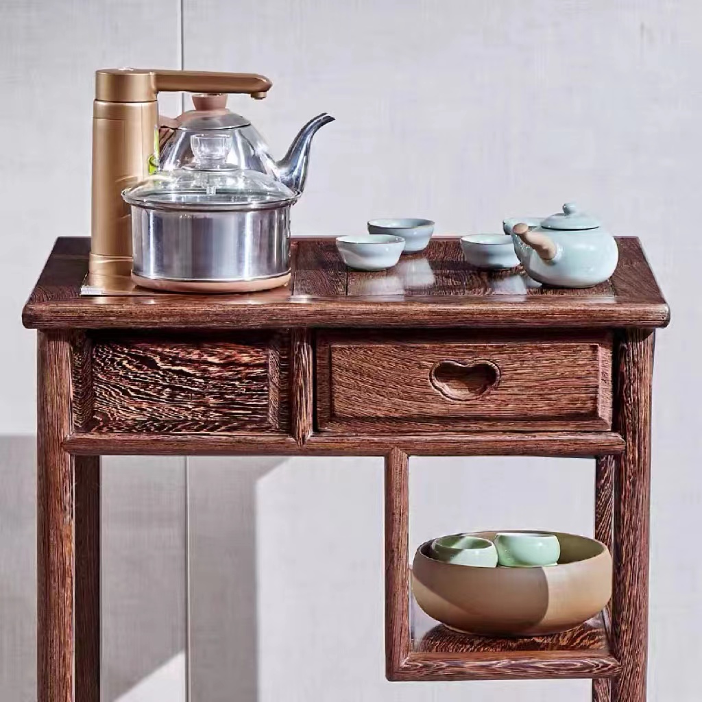 【宇杰家具】茶水柜 储物柜 茶柜实木茶台 储烧水柜
