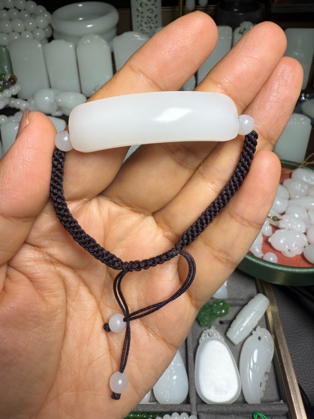 【苏州峰玉坊】高品质和田玉手牌