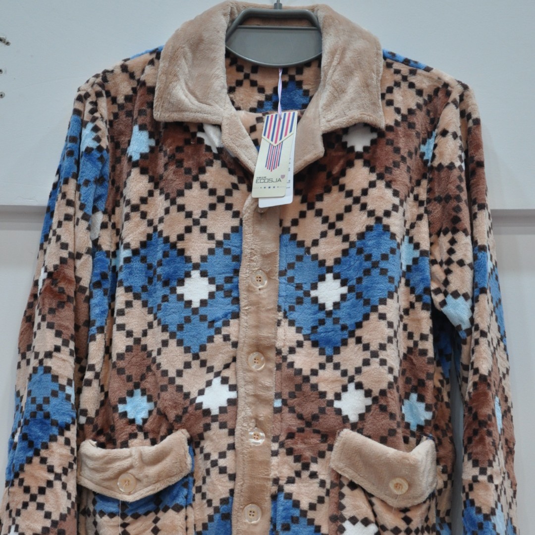 秋冬季男款法兰绒家居服（依酷世家）