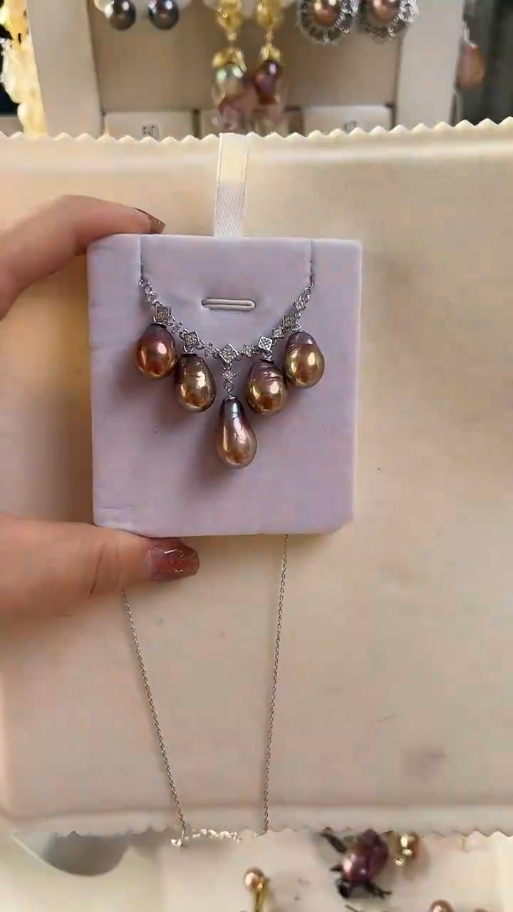 【闪购商品】淡水珍珠颈饰银S925镶嵌1