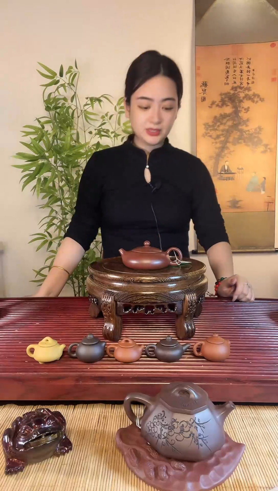 【闪购商品】紫砂茶壶紫朱泥扁西施