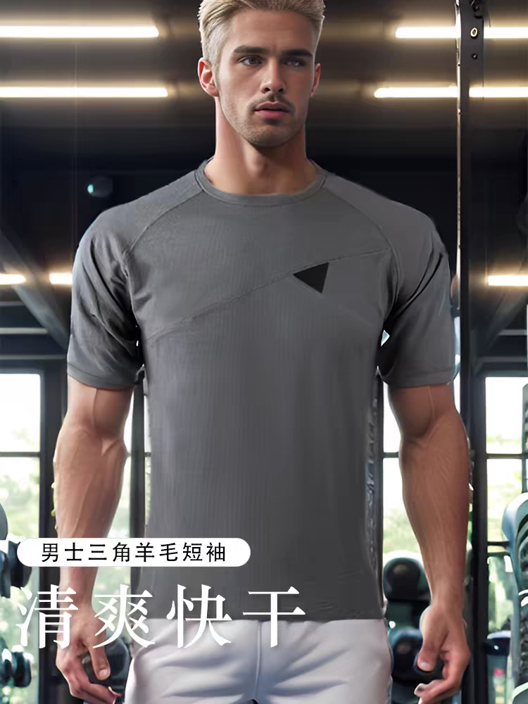 灰壳夏季 三角T恤
