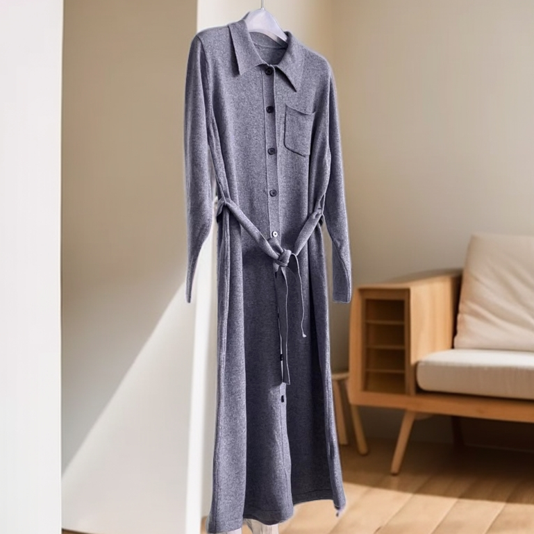 【Minority Focus】进口的精仿羊毛连衣裙外套23-0428-KQ