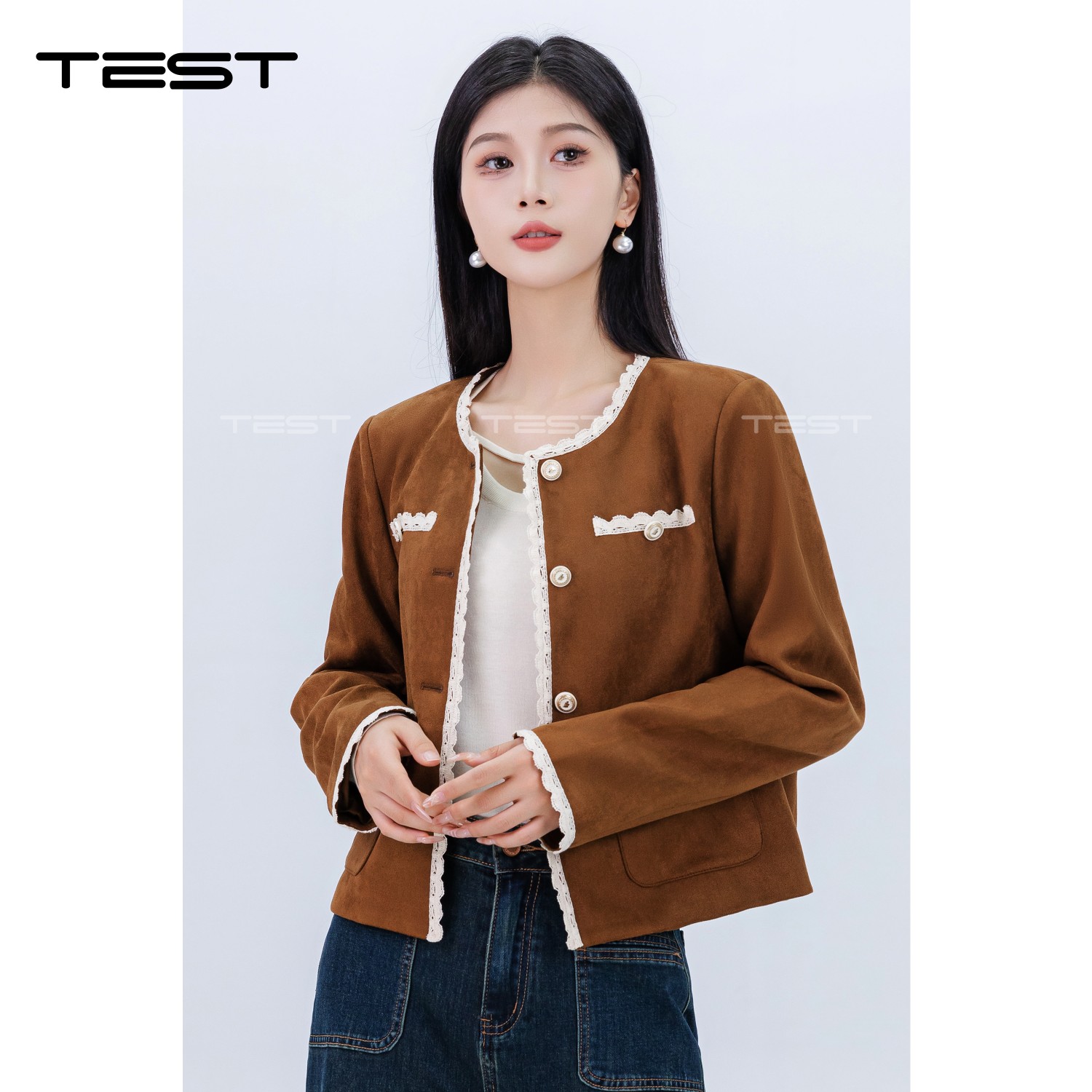 湖南她之蝶2024秋短款外套2244064