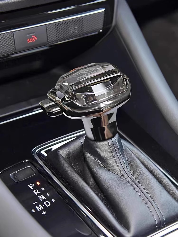 适用马自达昂克赛拉水晶档把头CX4阿特兹改装排挡杆CX5换挡手球