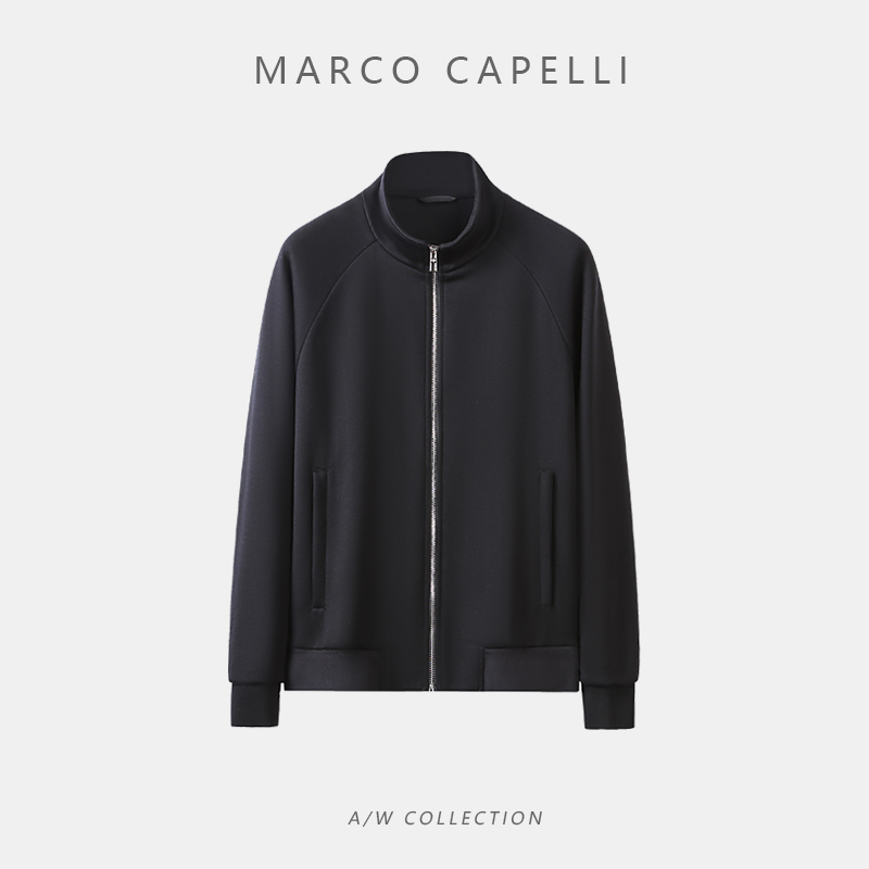 MC 秋冬新款夹克经典简约商务休闲男士外套立领夹克 A510