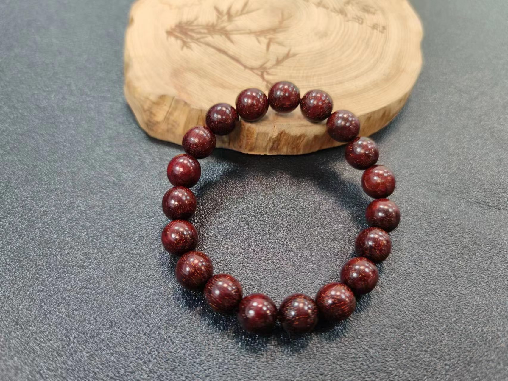 S6170-精选珠宝-天然满天星小叶紫檀手串-双十二抢先购-送礼佳品-