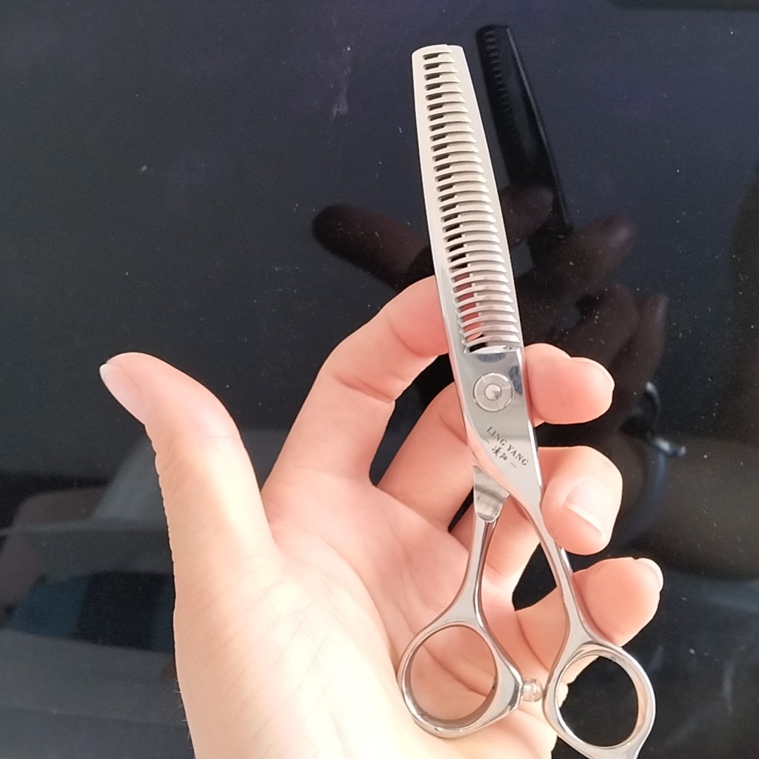 凌阳美发剪刀理发师使用去发量20理发店正品