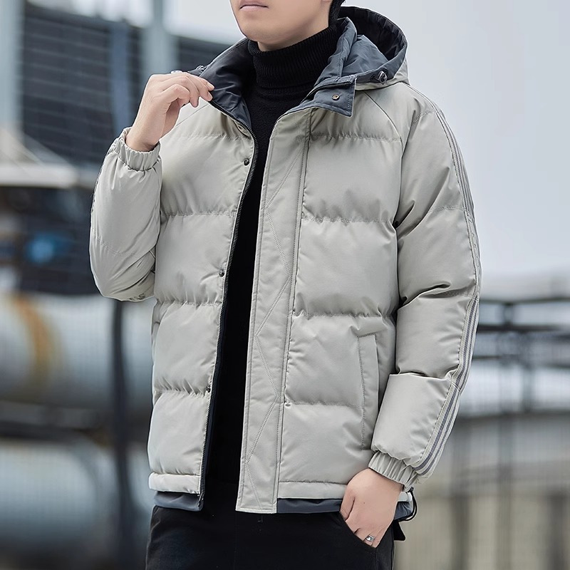 法乐琪冬季棉袄男2023新款加厚连帽外套潮流男士防风抗寒保暖棉衣