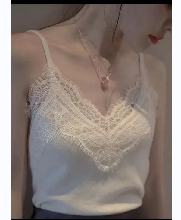 【智咚专享】百搭蕾丝背心#A199#