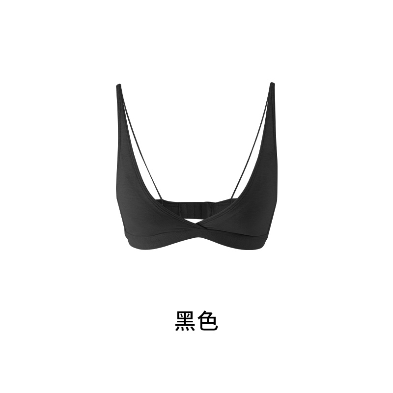 羊 绒蛋白慕斯绒深V双肩带文胸W0377