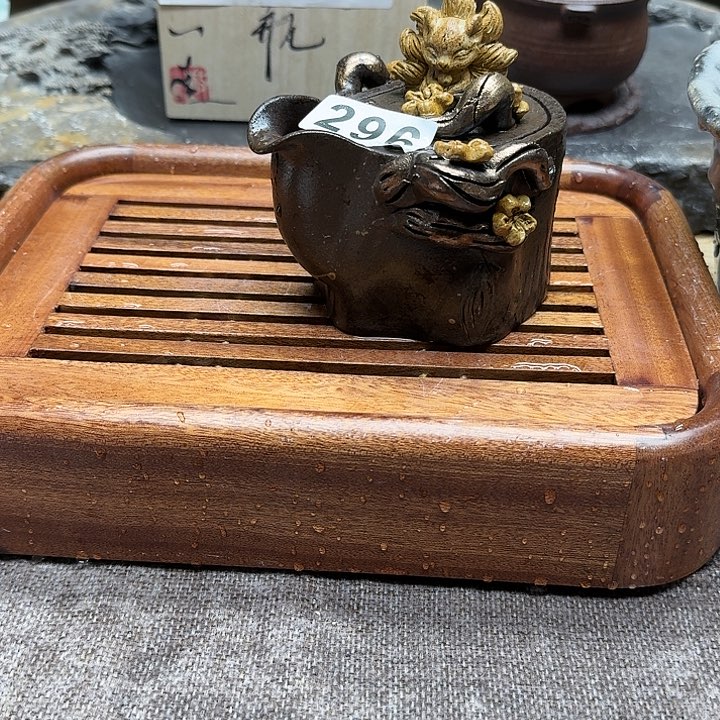 纯手工制作粗陶茶具