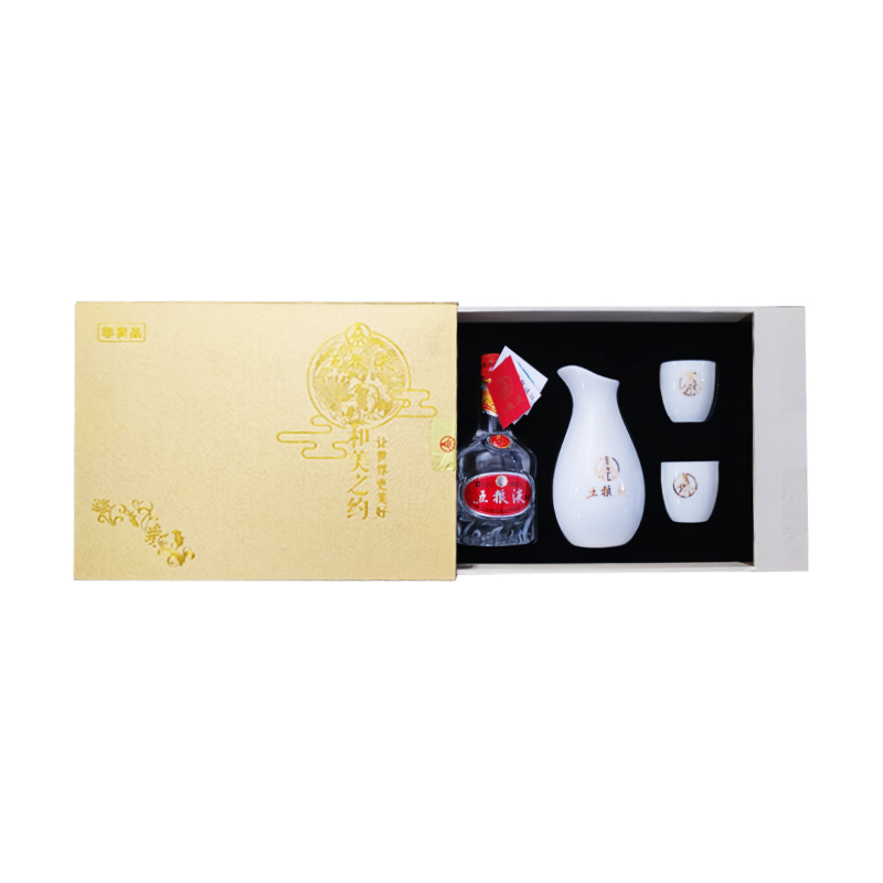 五粮液和美之约 小酒礼盒装42度50ml