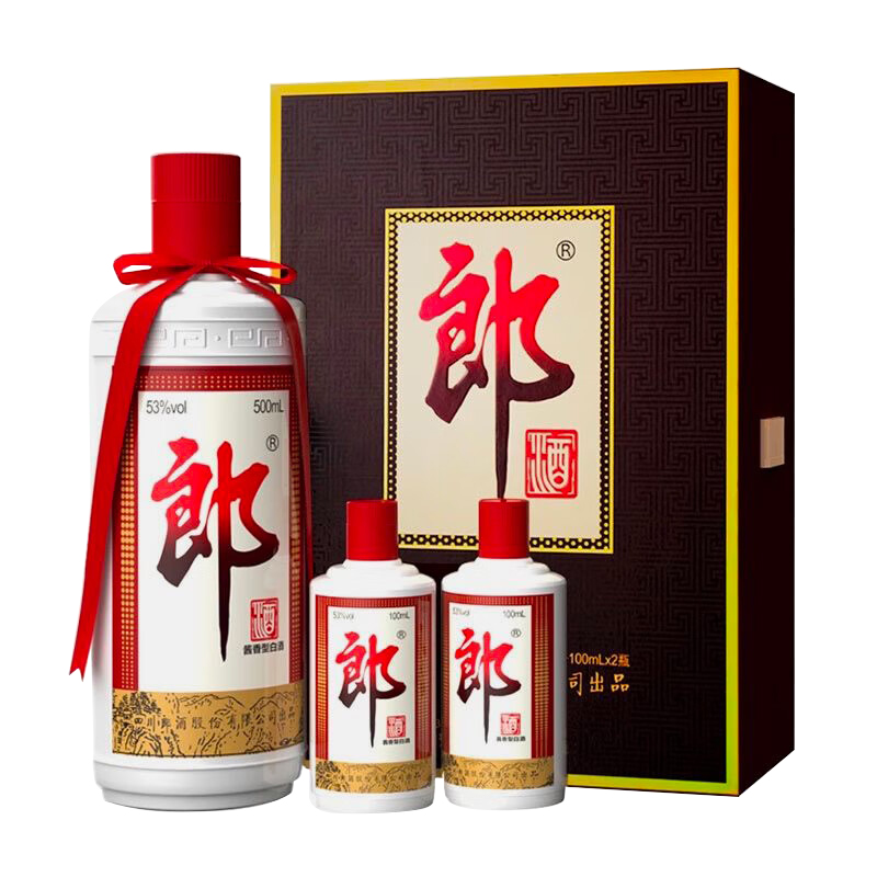 郎酒郎牌郎酒（1+2）子母郎礼盒【DR】53度500ml（+100ml*2）