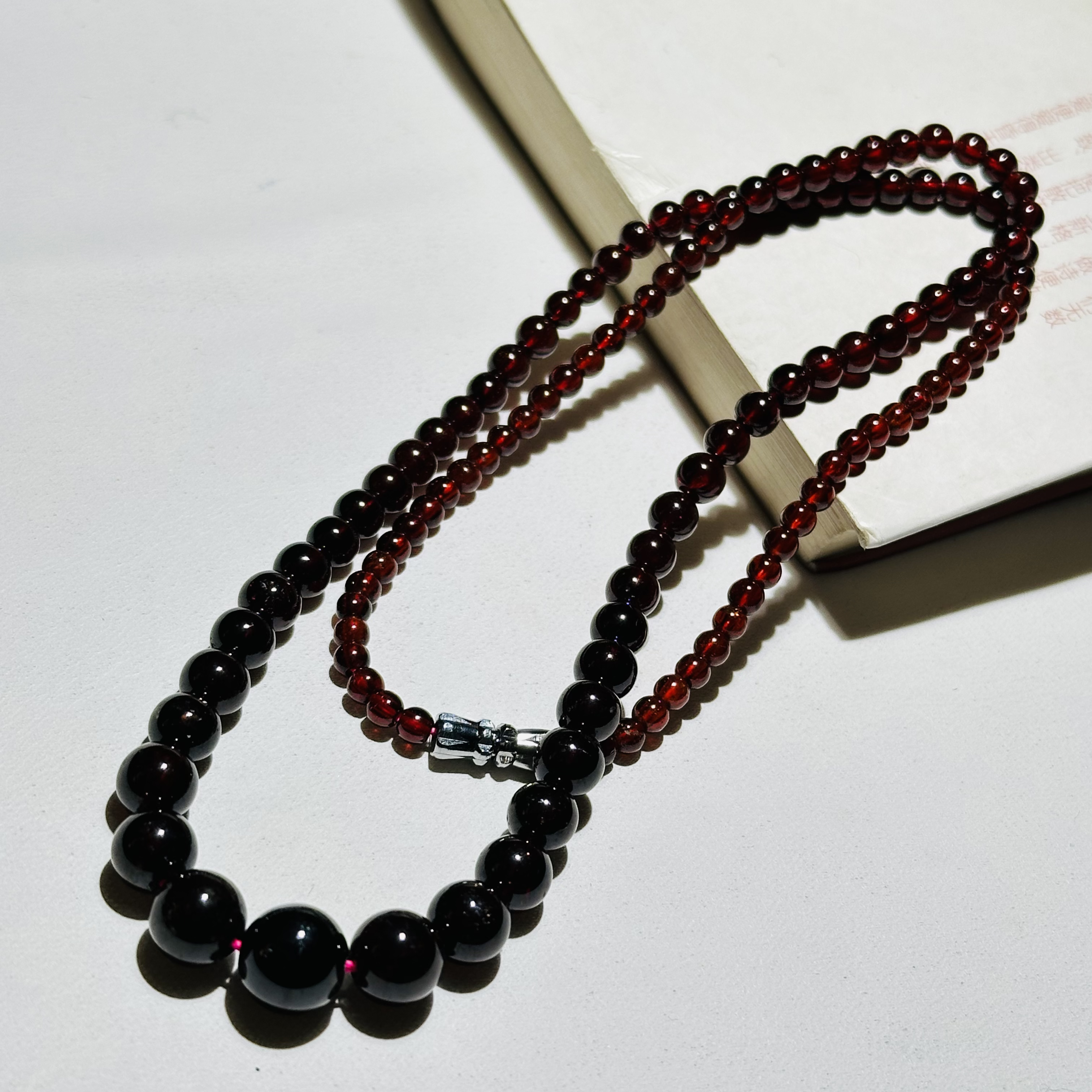 石榴石项链妈妈链