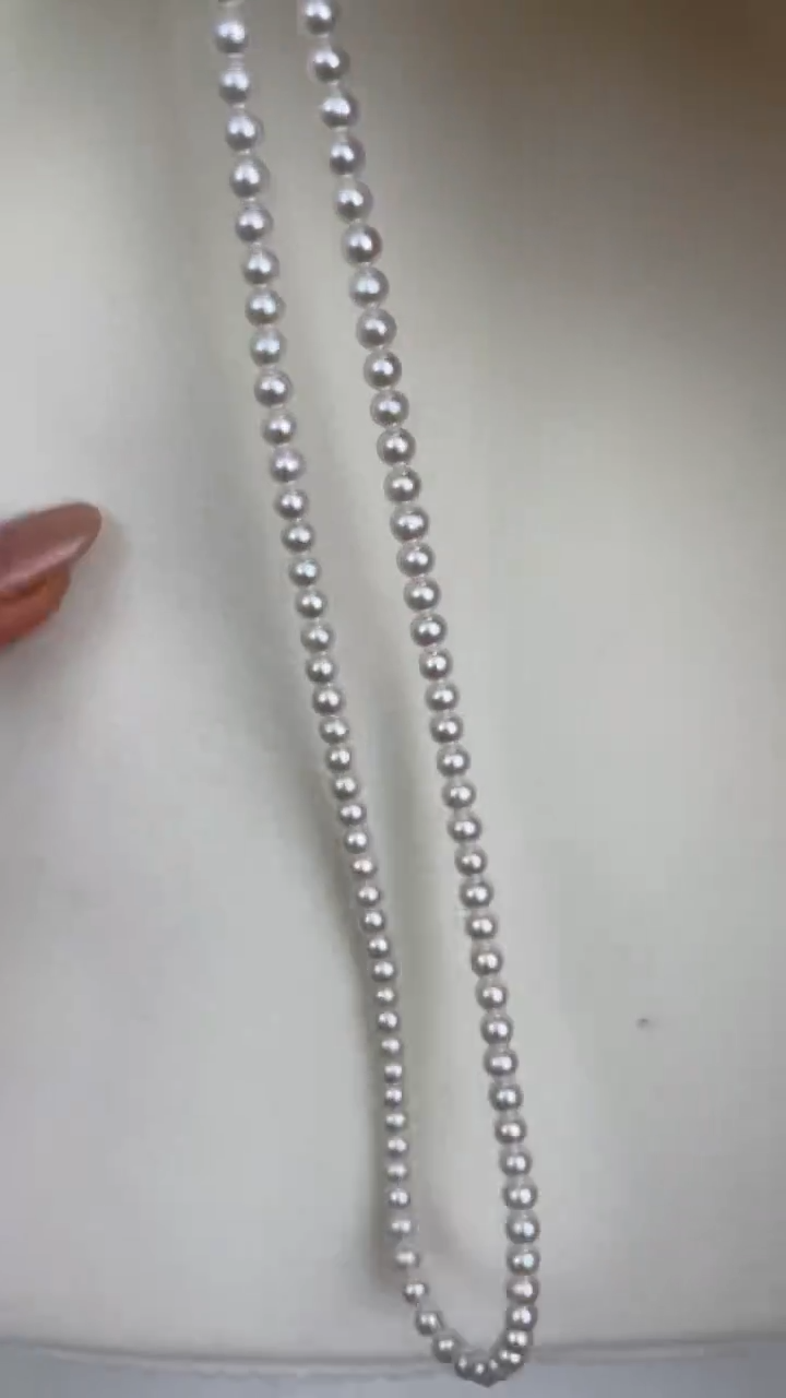 【闪购商品】淡水珍珠颈饰18K金镶嵌4-5