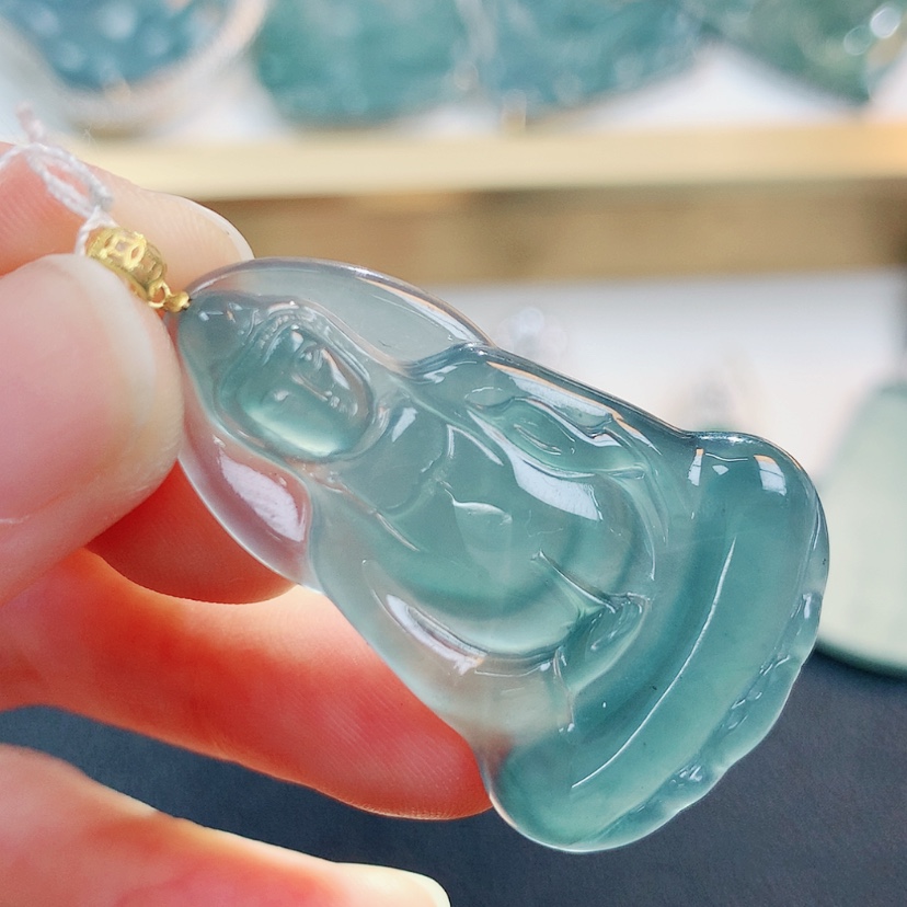 【闪购商品】翡翠颈饰18K金镶嵌