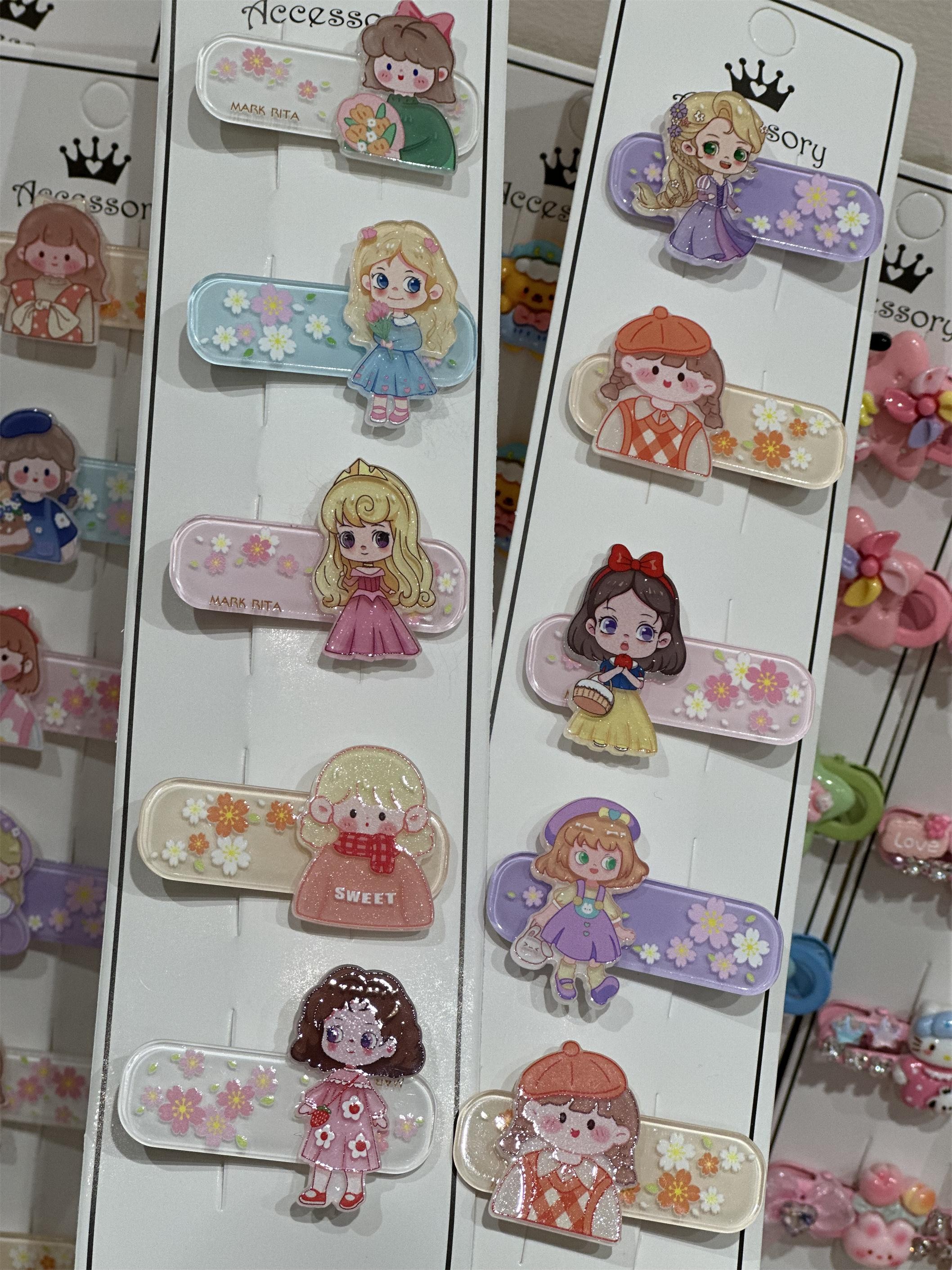 （直播间过款）diy手工发夹刘海小夹子头饰发夹