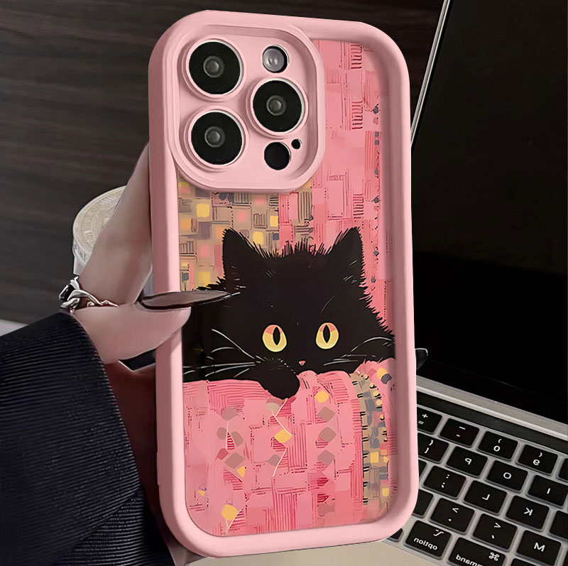 慵懒沙发猫咪苹果15promax手机壳iPhone14 13 12可爱11创意XS