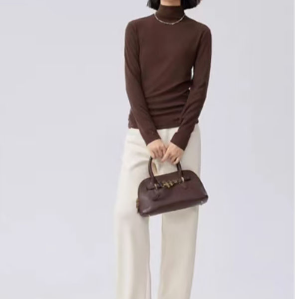 （单品链接）备注新款休闲时尚百搭亲肤显瘦精美感内搭打底女上衣 