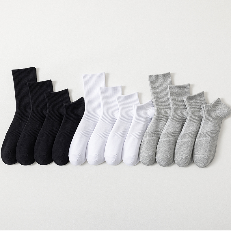 男士女士运动款袜子运动短袜高筒袜长筒袜