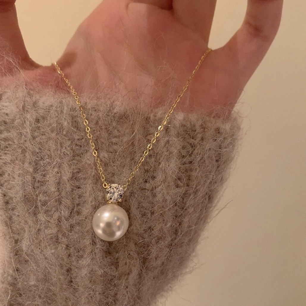 铜合金吊坠 AL5197单颗项链锁骨链颈链choker轻奢小众气质