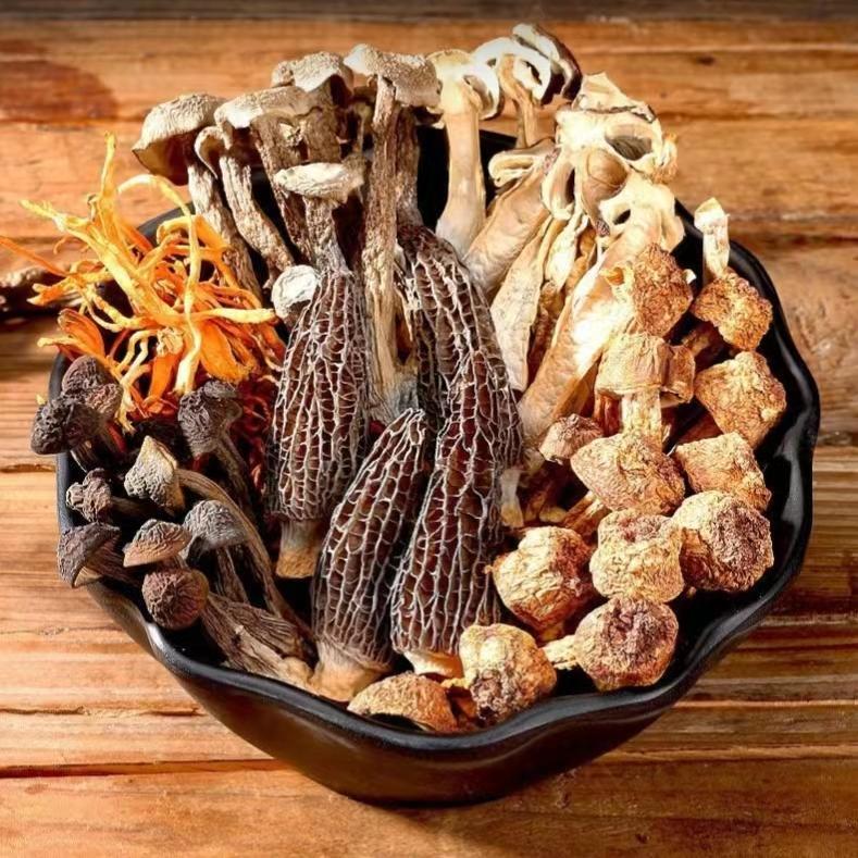 现货云南特产七彩野生菌菇汤包净重100克