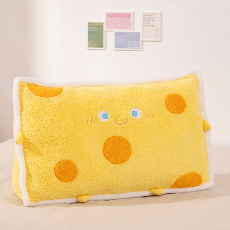 艾斯德可爱床头靠芝士床上靠枕床头包床头靠垫枕头靠背