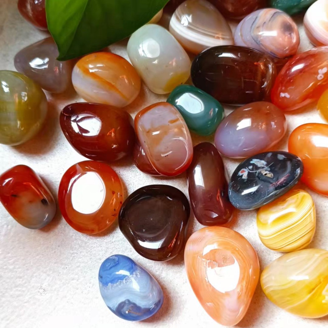 【老师推荐】零极限清理感恩石12颗颜色大小随机完美主义者慎拍