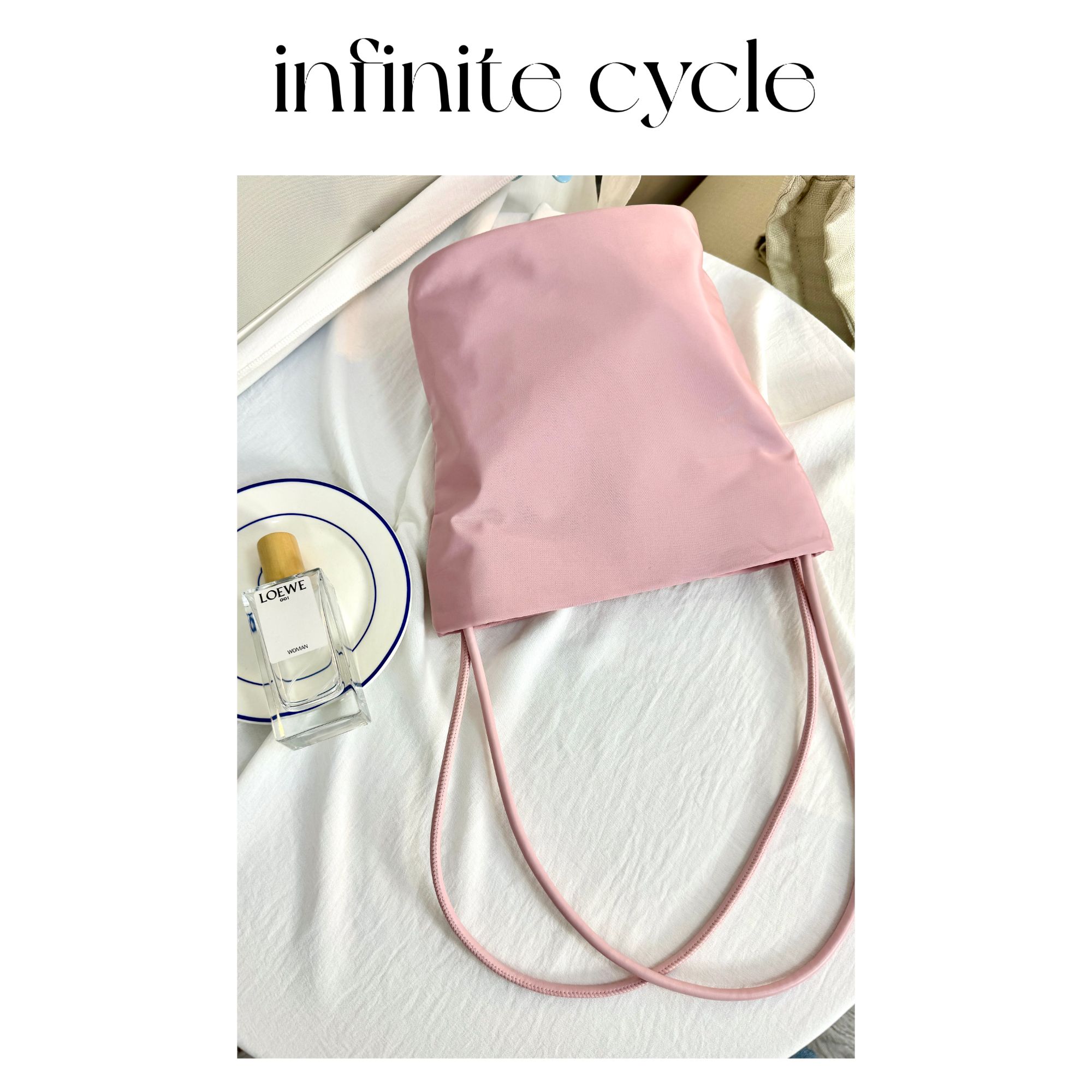 【1030】infinite cycle韩国小众ins时尚单肩水桶包