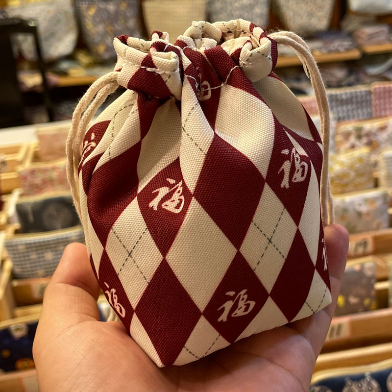 迷你抽绳小水桶钥匙包零钱包小物件收纳袋