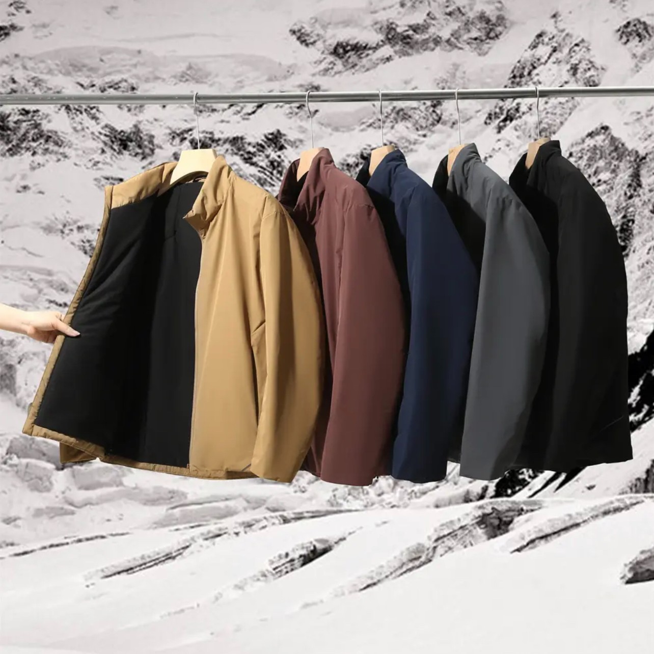 户外飞禽！情侣秋冬季户外轻薄防水外套百搭保暖夹克518