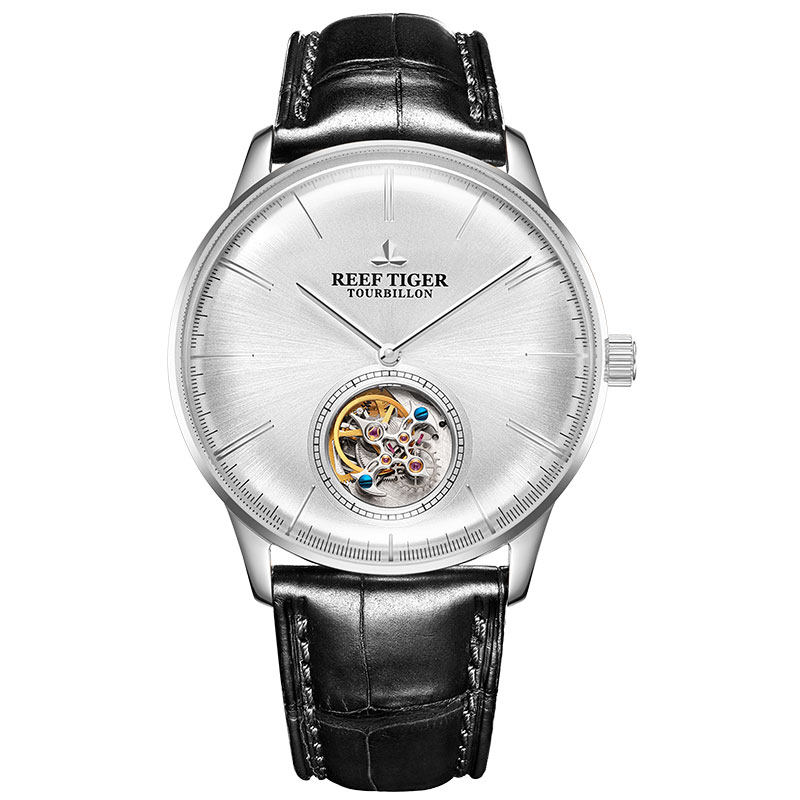 瑞夫泰格陀飞轮手表男士全自动机械表腕表防水镂空男表RGA1930