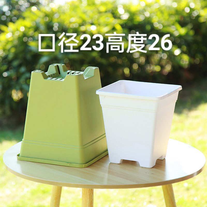 230四方花盆2个（口径23高25左右）