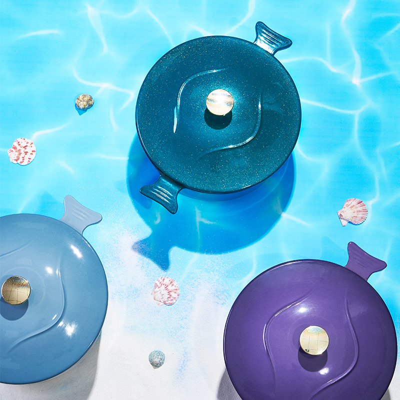 YANZAO/焱造铸铁珐琅锅The whale 22珐琅炖锅