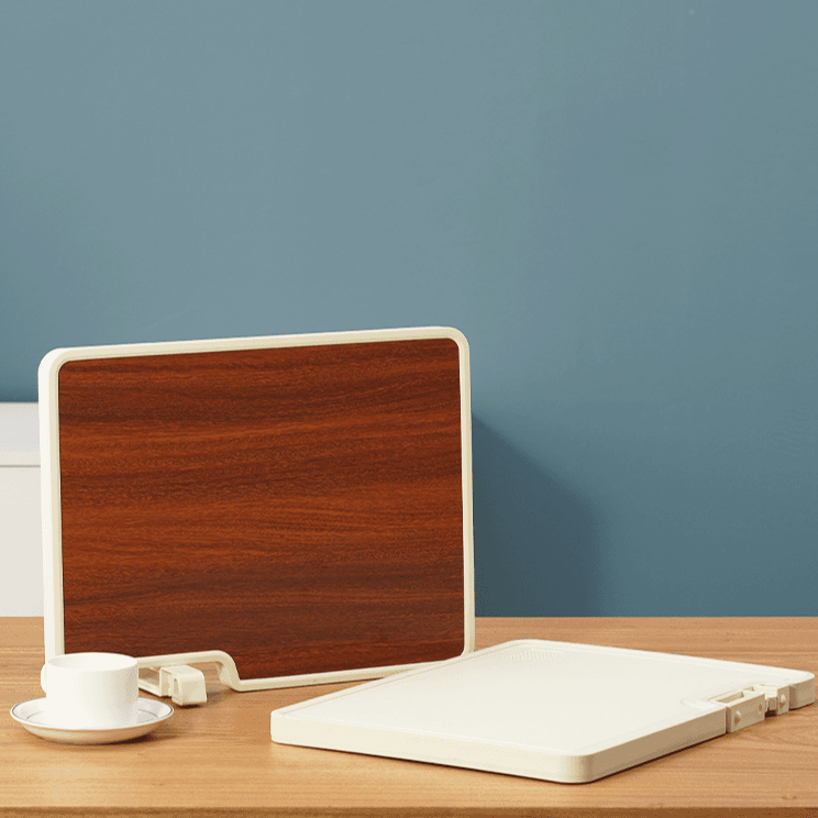 【工厂直销】双面菜板乌檀木可立式防霉多功能菜板二合一带磨刀石商品图