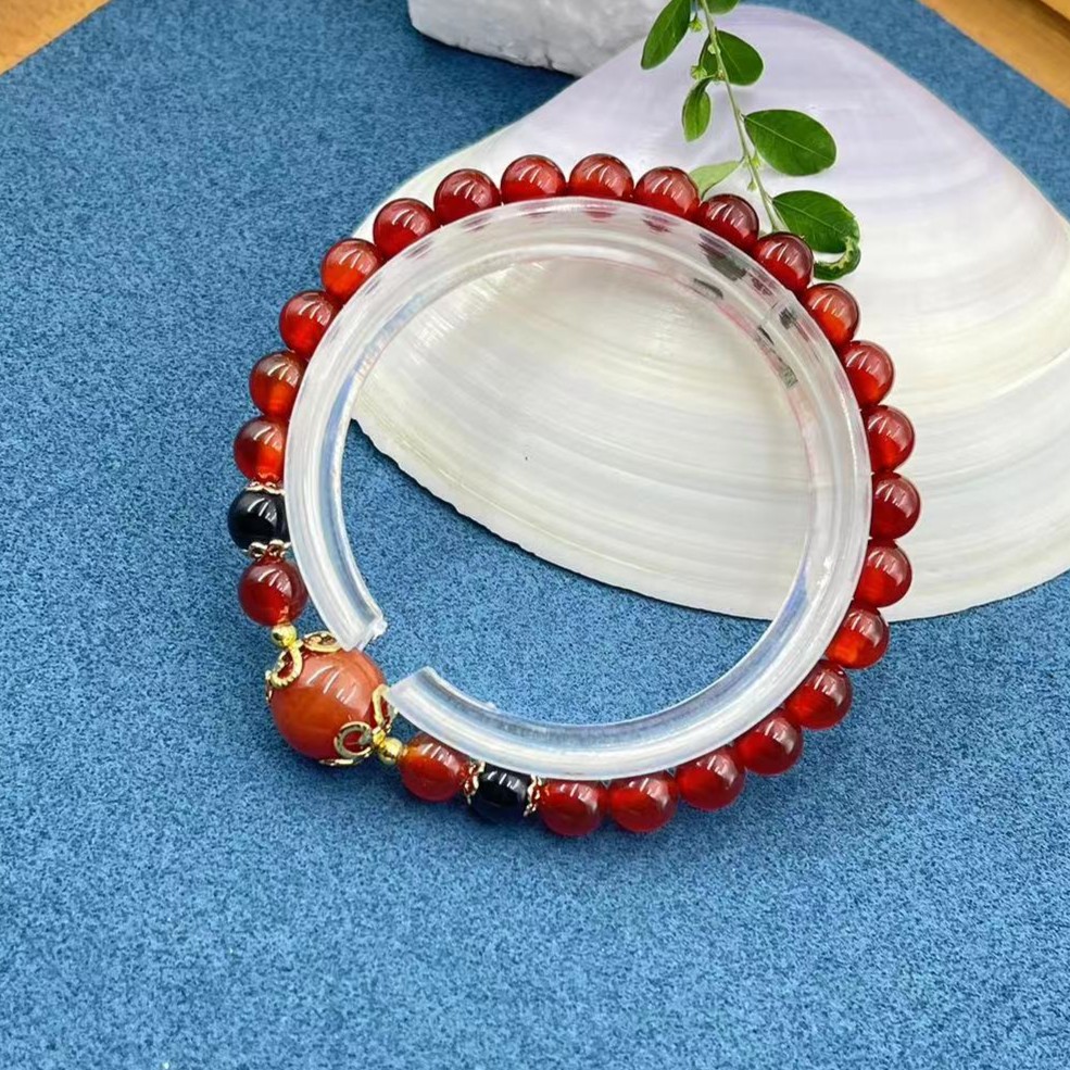 勤瑶单圈玛瑙手串9465